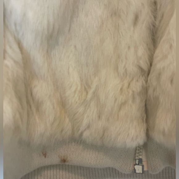 Vintage Genuine Rabbit Fur Bomber Jacket - Dino Ricco - Picture 9 of 15